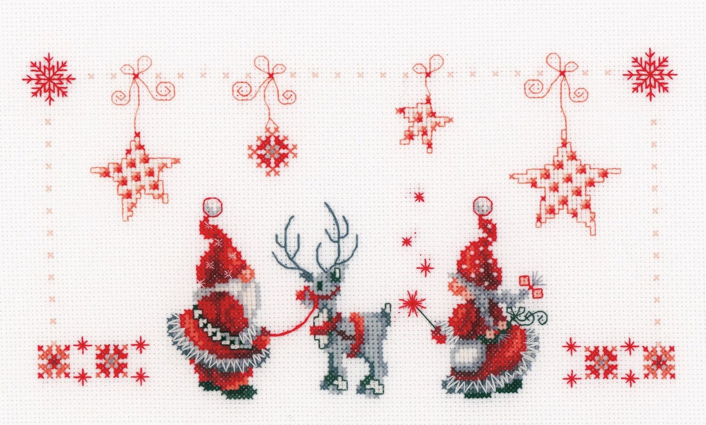 Christmas Gnomes Cross stitch Embroidery DIY Kits