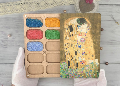 Wooden Seed Bead Organizer