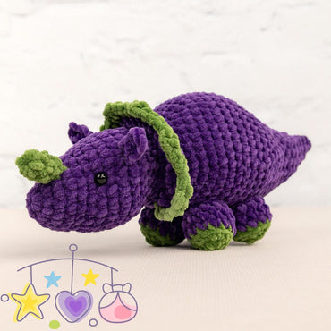 Crochet Dinosaur Plushie - Amigurumi Toys Readymade