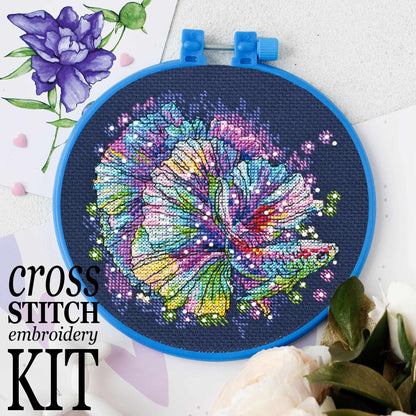 Flower Art Cross stitch Embroidery DIY Kits