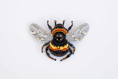 Bumblebee - Readymade Beaded Brooch