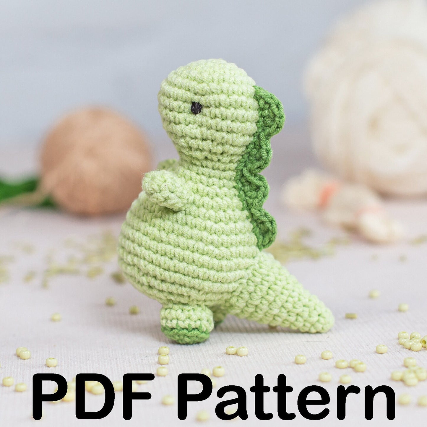 Crochet Dinosaur - Amigurumi PDF Pattern