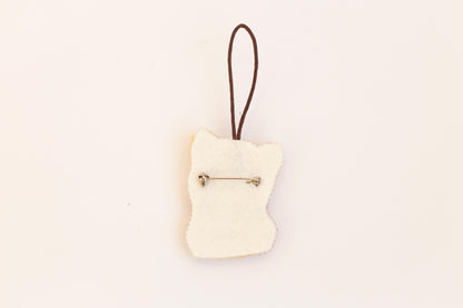 Chow Chow Dog - Readymade Beaded Brooch