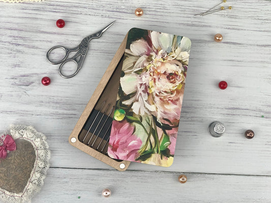 Wooden Needle Holder