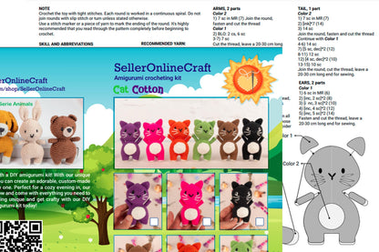 Cat - Crochet Amigurumi DIY kit