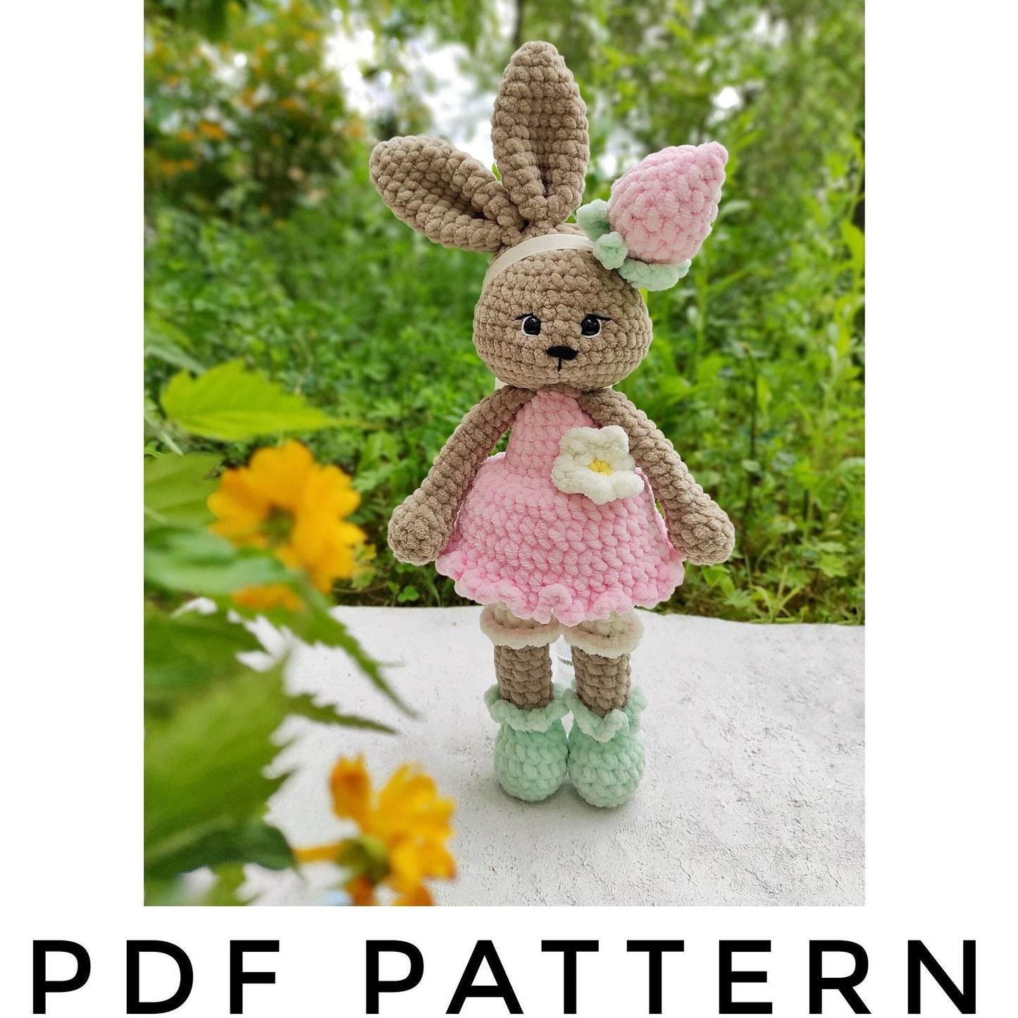 Crochet Bunny - Amigurumi PDF Pattern