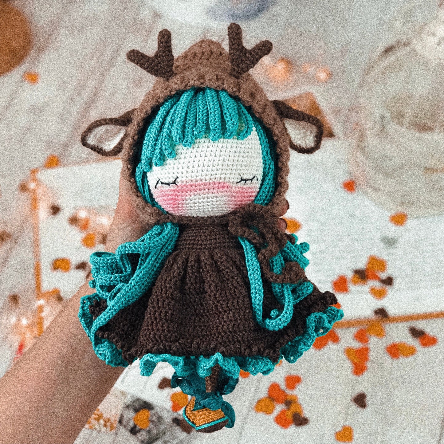 Crochet Deer Doll - Amigurumi PDF Pattern
