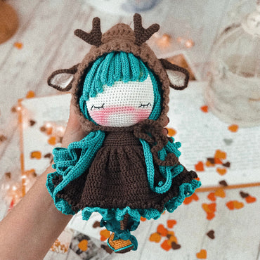 Crochet Deer Doll - Amigurumi PDF Pattern