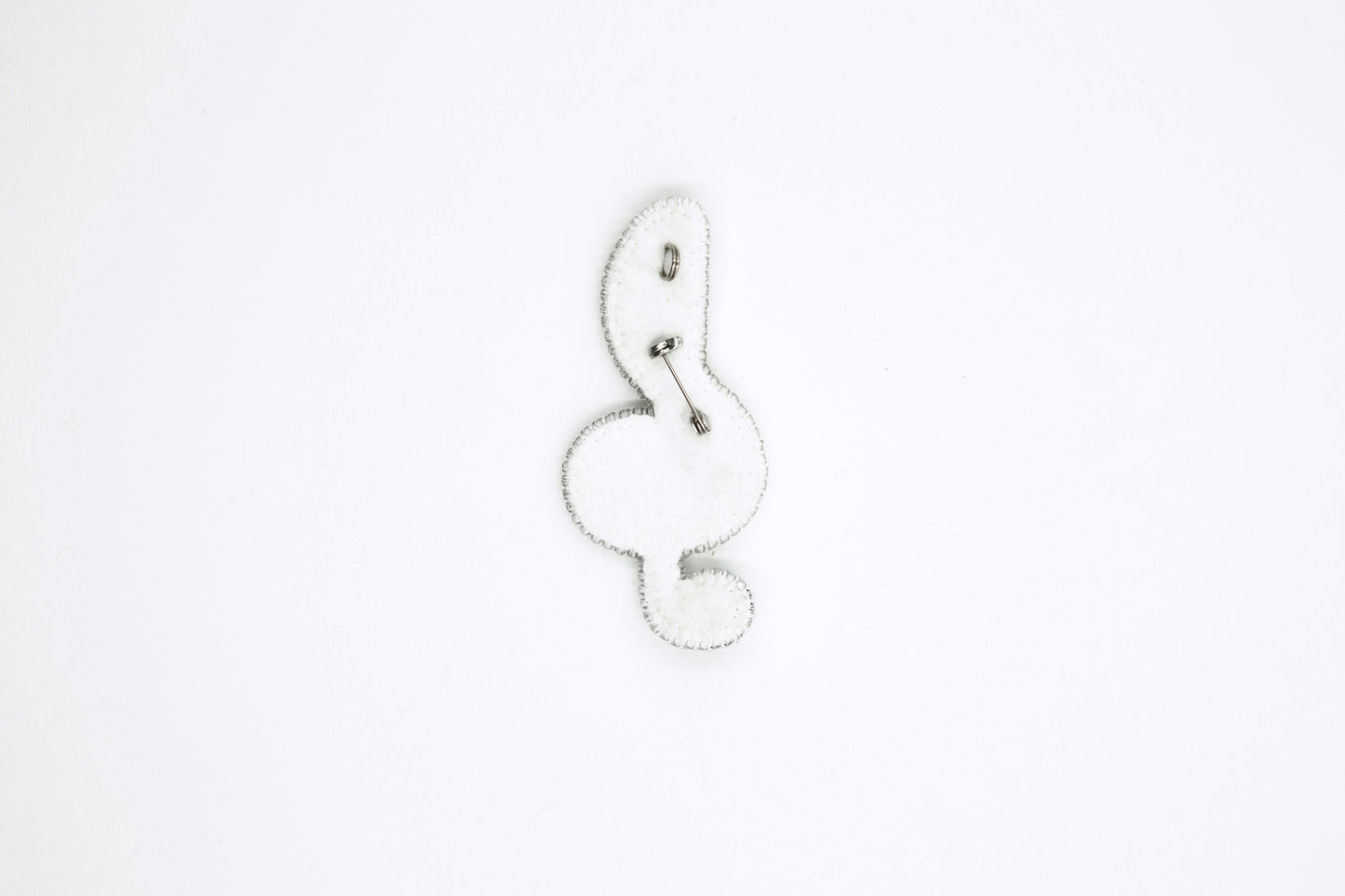 Treble Clef - Readymade Beaded Brooch