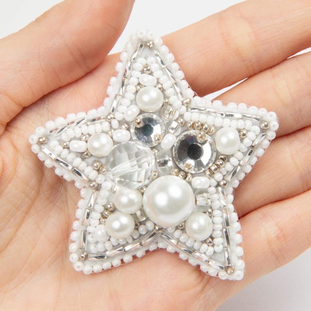 Star - Readymade Beaded Brooch