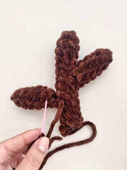 Plush Chrismas Reindeer - Crochet Amigurumi DIY kit