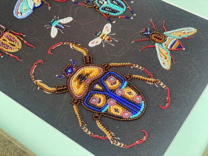 a picture of some bugs on a table