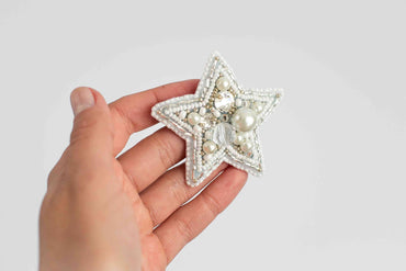 Star - Readymade Beaded Brooch