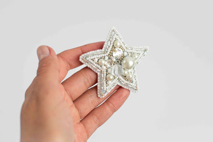 Star - Readymade Beaded Brooch