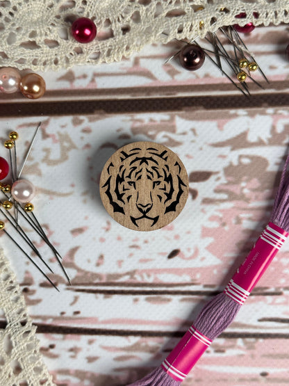 a close up of a piece of wood on a table