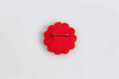 Gerbera - Readymade Beaded Brooch