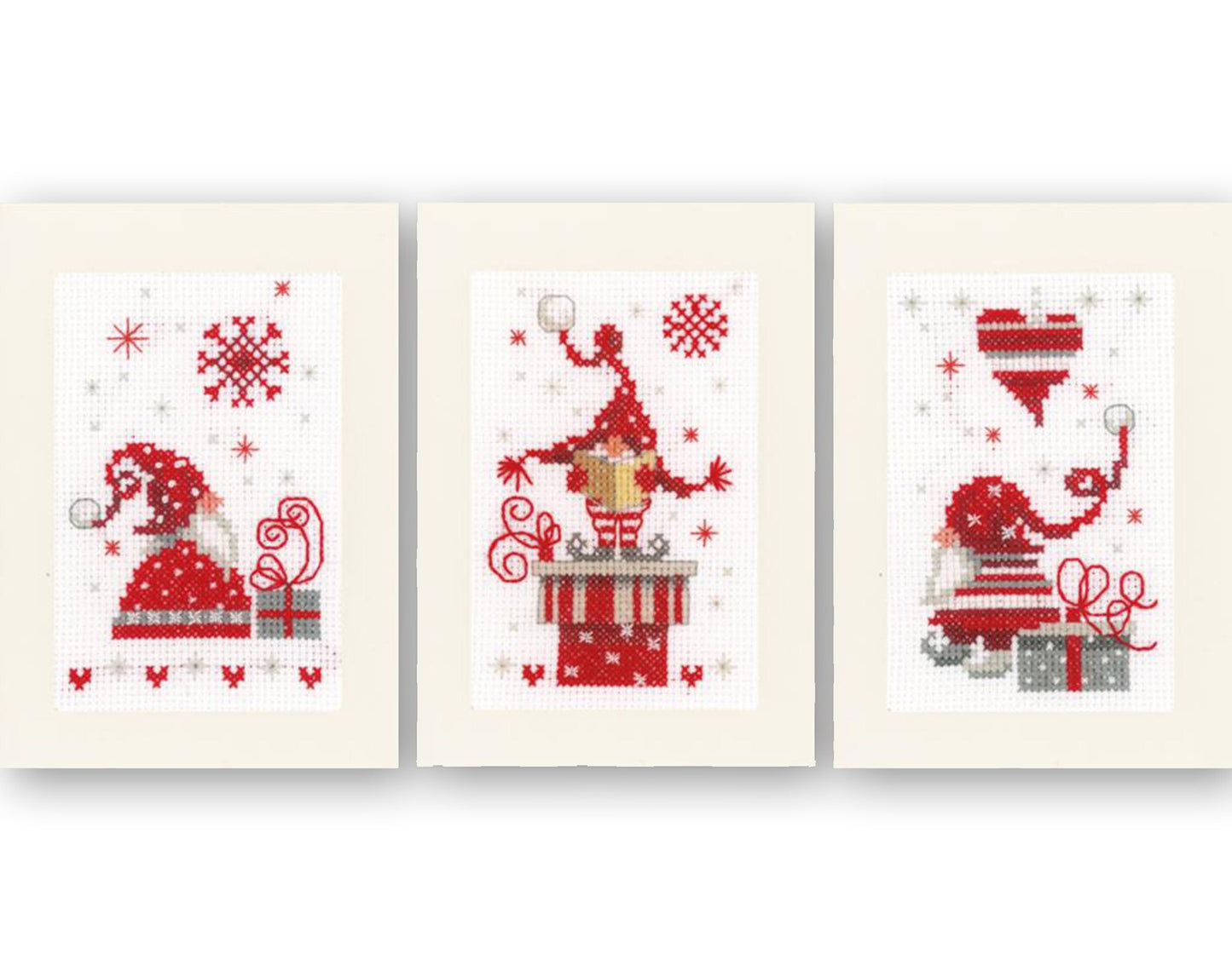 Christmas Postcards Cross stitch Embroidery DIY Kits