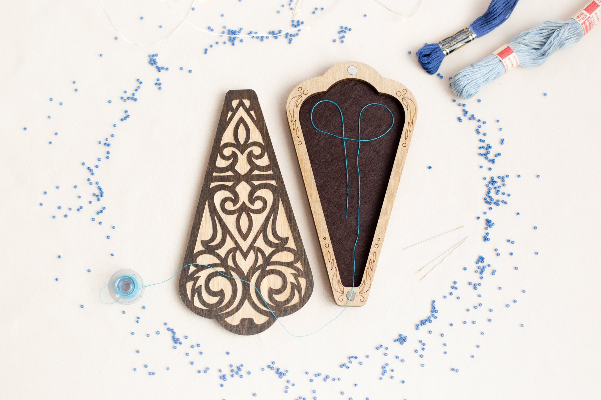 a couple of items that are on a table