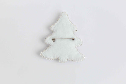 Christmas Tree - Readymade Beaded Brooch