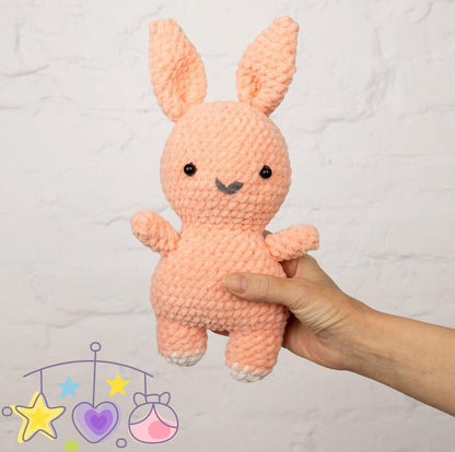Crochet Bunny Plushie - Amigurumi Toys Readymade