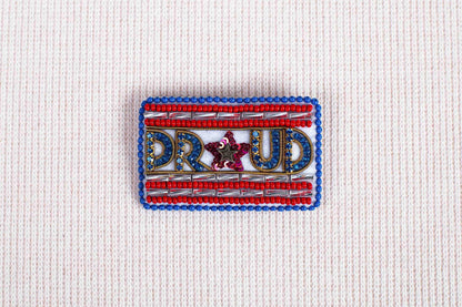 USA Patriotic - Readymade Beaded Brooch