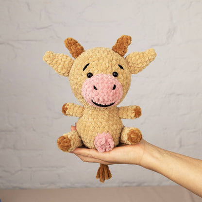 Plush Cow - Crochet Amigurumi DIY kit