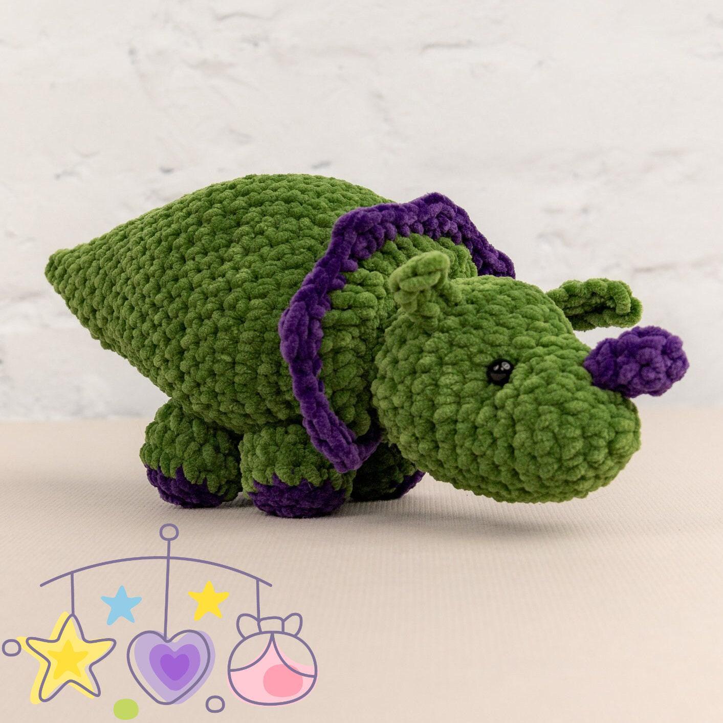 Crochet Dinosaur Plushie - Amigurumi Toys Readymade