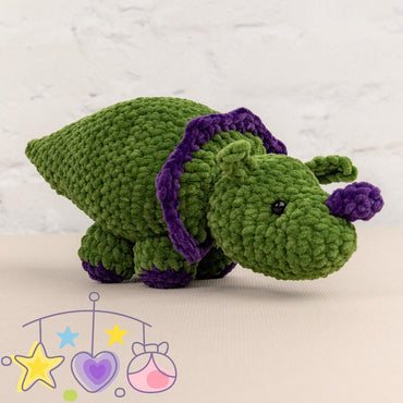 Crochet Dinosaur Plushie - Amigurumi Toys Readymade