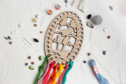 a picture of a wooden ornament on a table