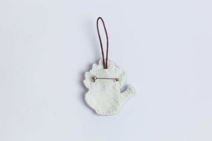 Red Tulips - Readymade Beaded Brooch