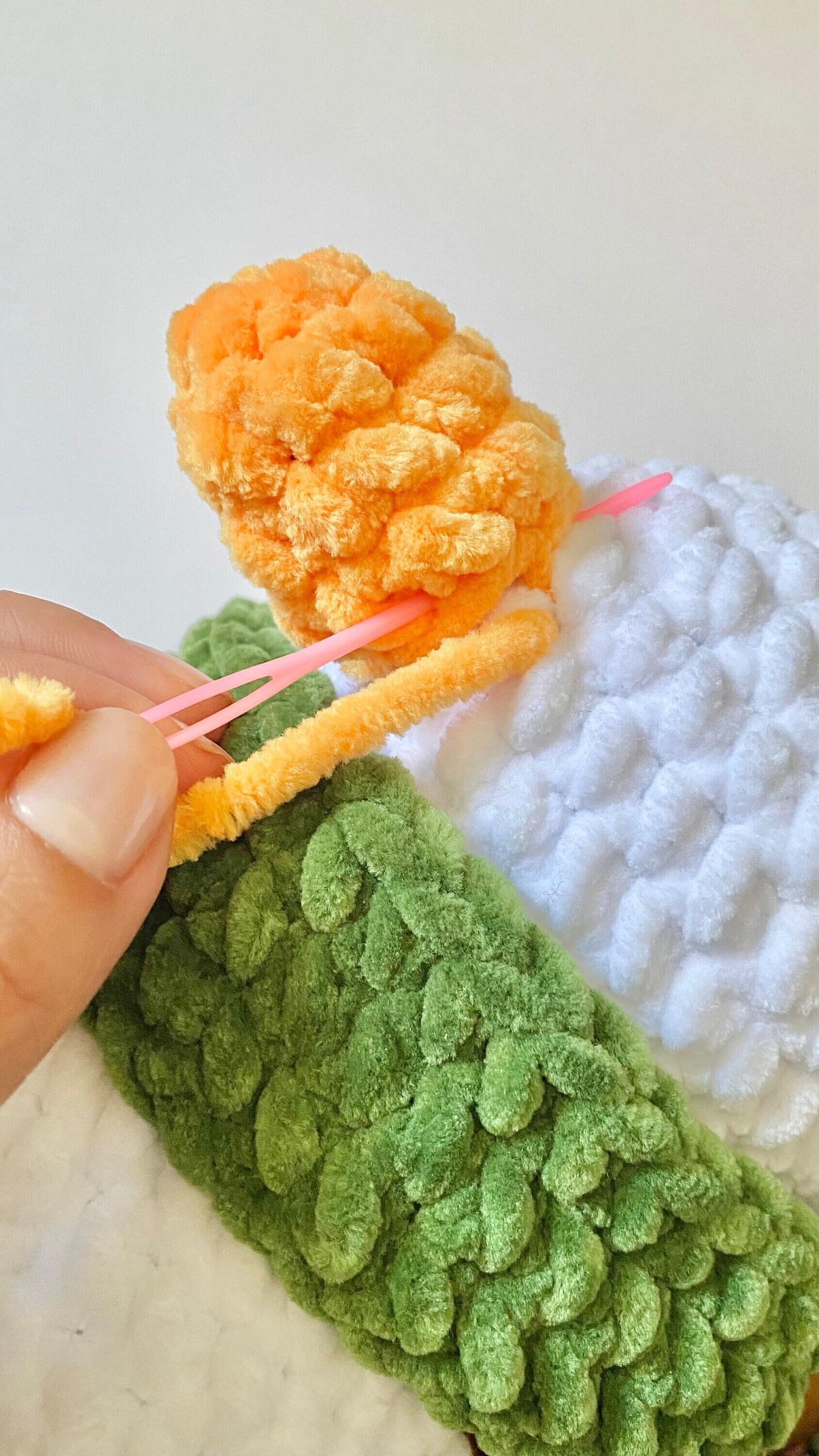 Plush Snowman - Crochet Amigurumi DIY kit