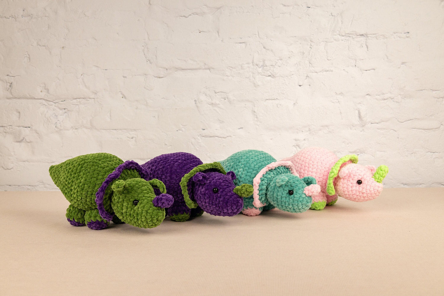 Plush Dinosaur - Crochet Amigurumi DIY kit
