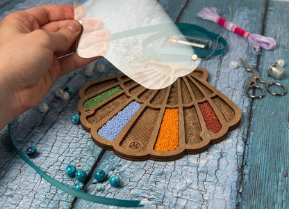 Seed Bead Organizer with 20 Cells