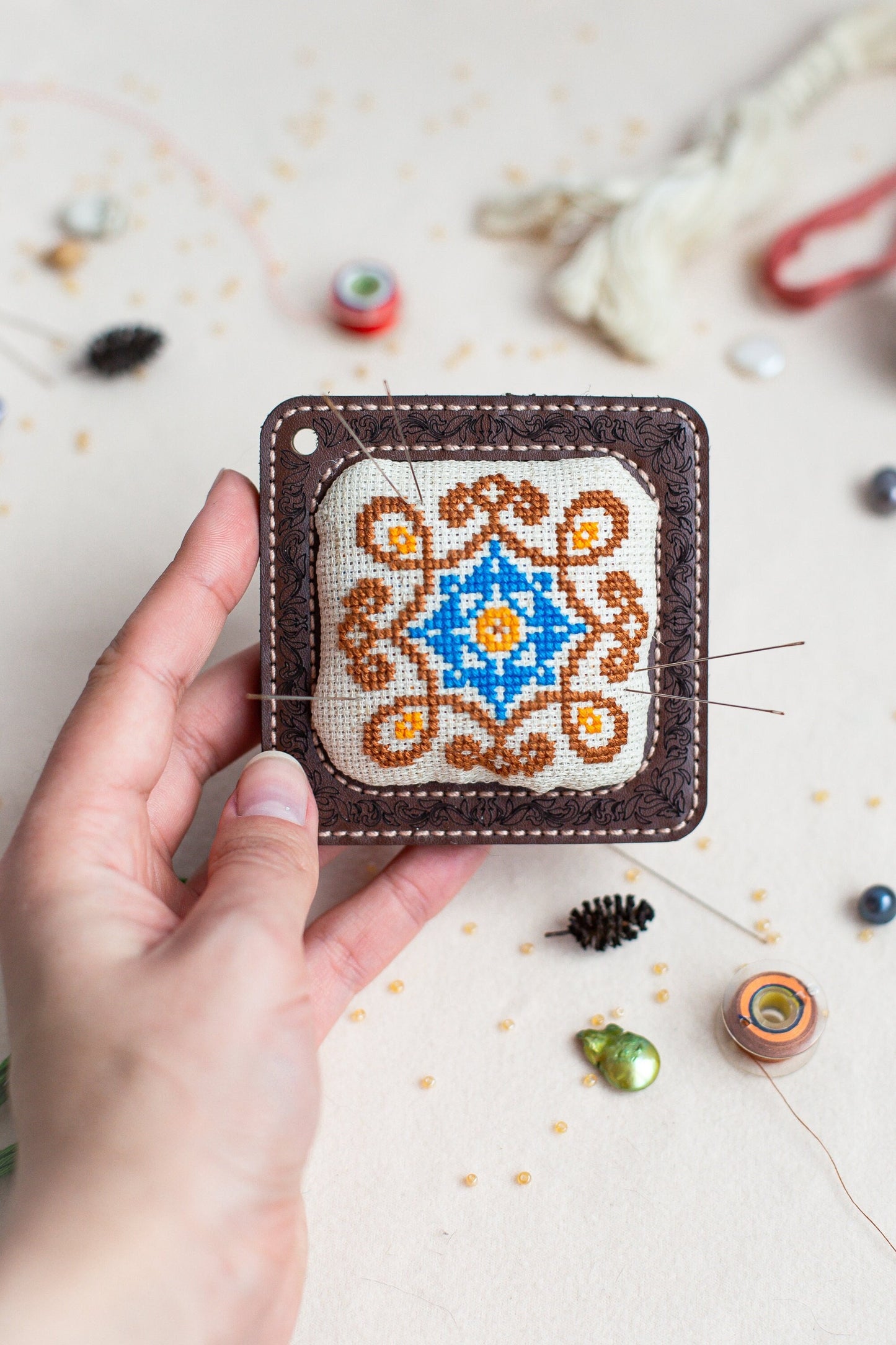 Wooden Embroidery DIY Kit