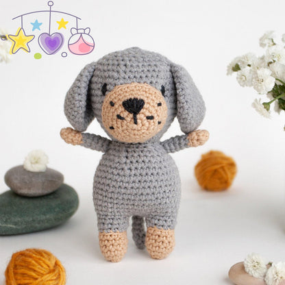 a group of three stuffed animals sitting next to each other