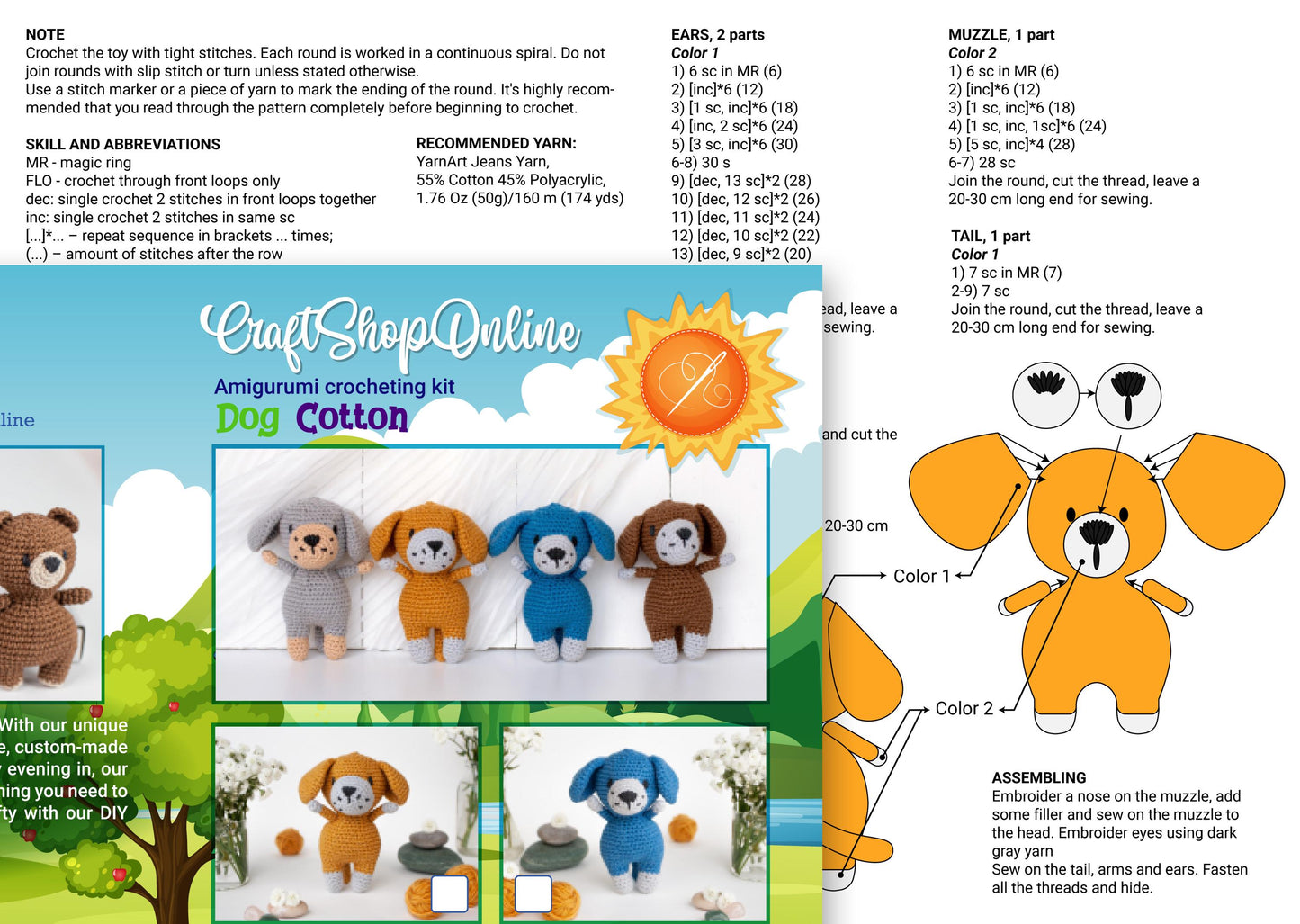 a book with instructions for making stuffed animals