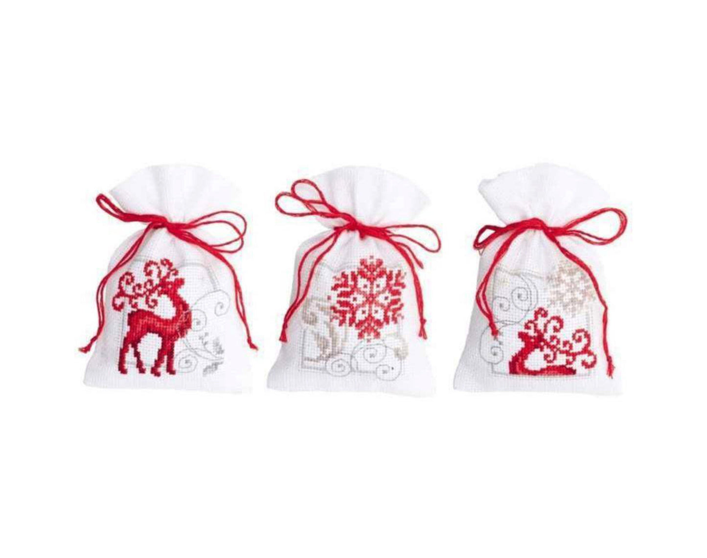 Christmas Sachet Bag Cross stitch Embroidery DIY Kits