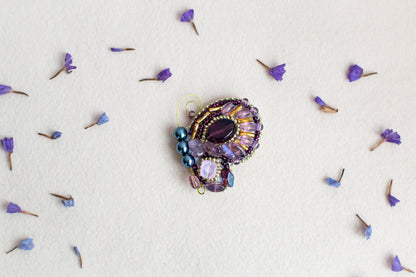 Butterfly - Readymade Beaded Brooch