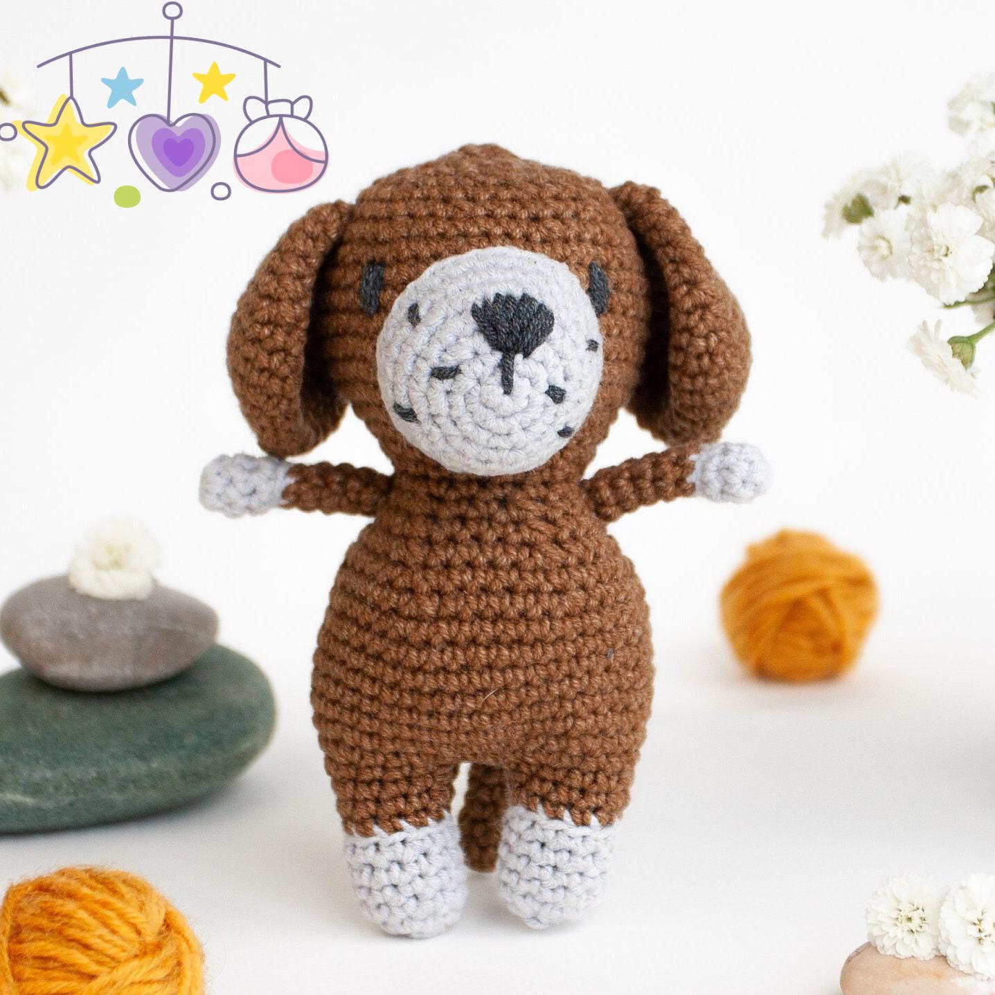 Crochet Dog - Amigurumi Toys Readymade