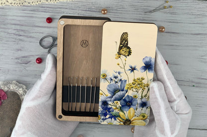 Wooden Needle Holder