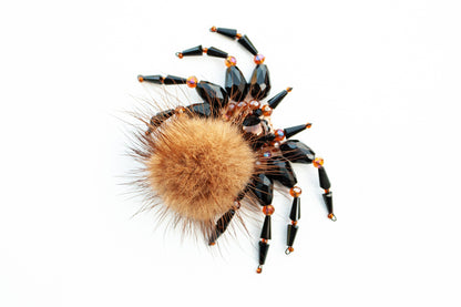 Tarantula Spider - Readymade Beaded Brooch