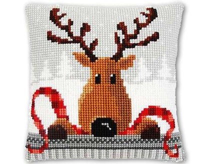 Christmas Cushion Cover Cross stitch Embroidery DIY Kits