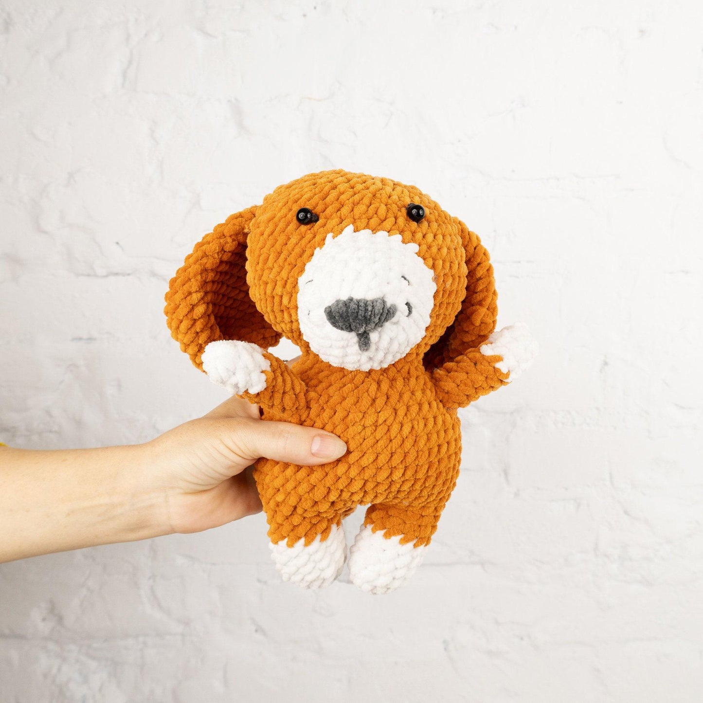 Crochet Dog Plushie - Amigurumi Toys Readymade