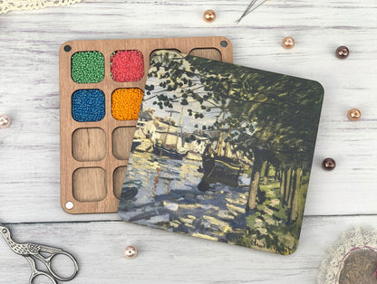 Wooden Seed Bead Organizer