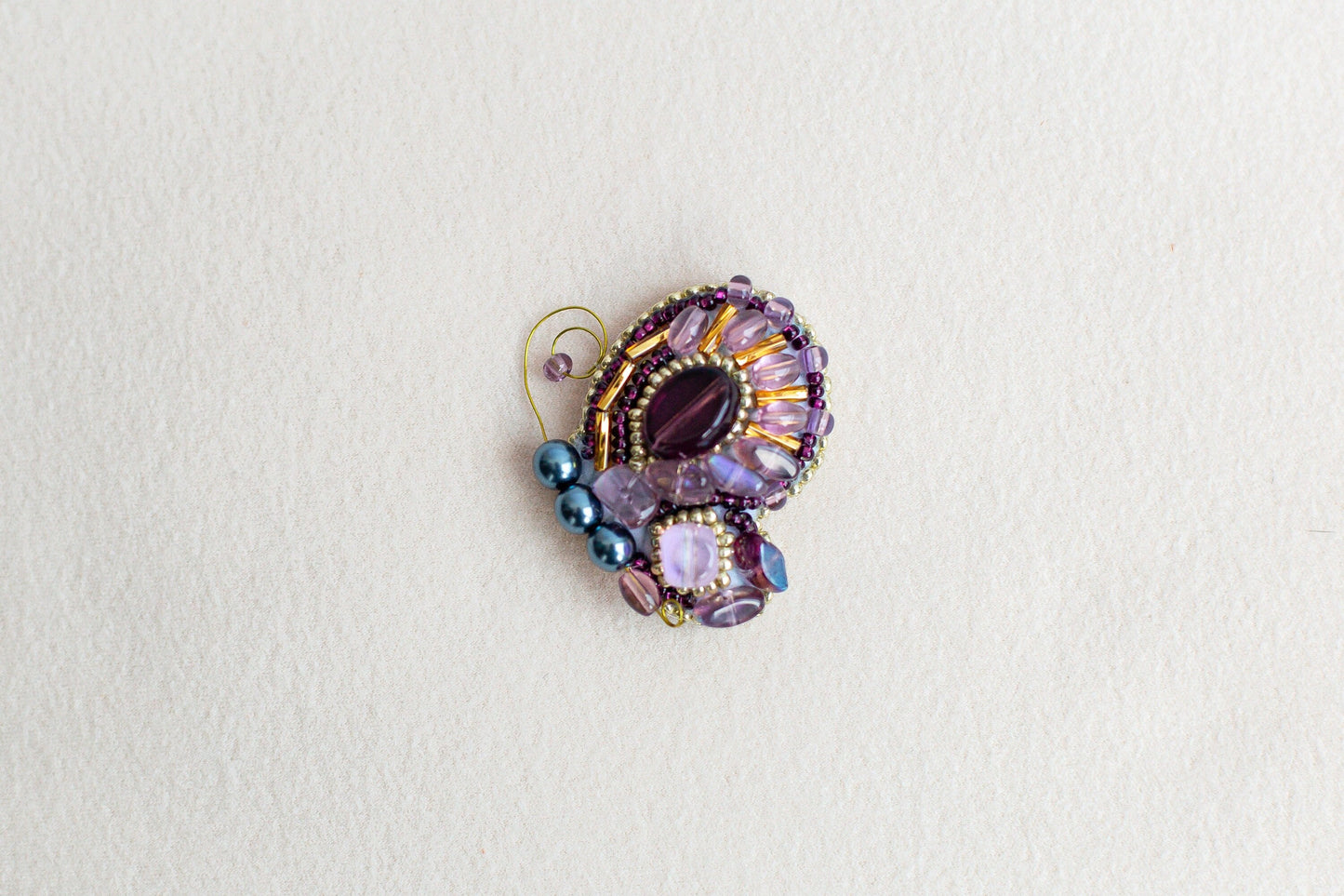 Butterfly - Readymade Beaded Brooch