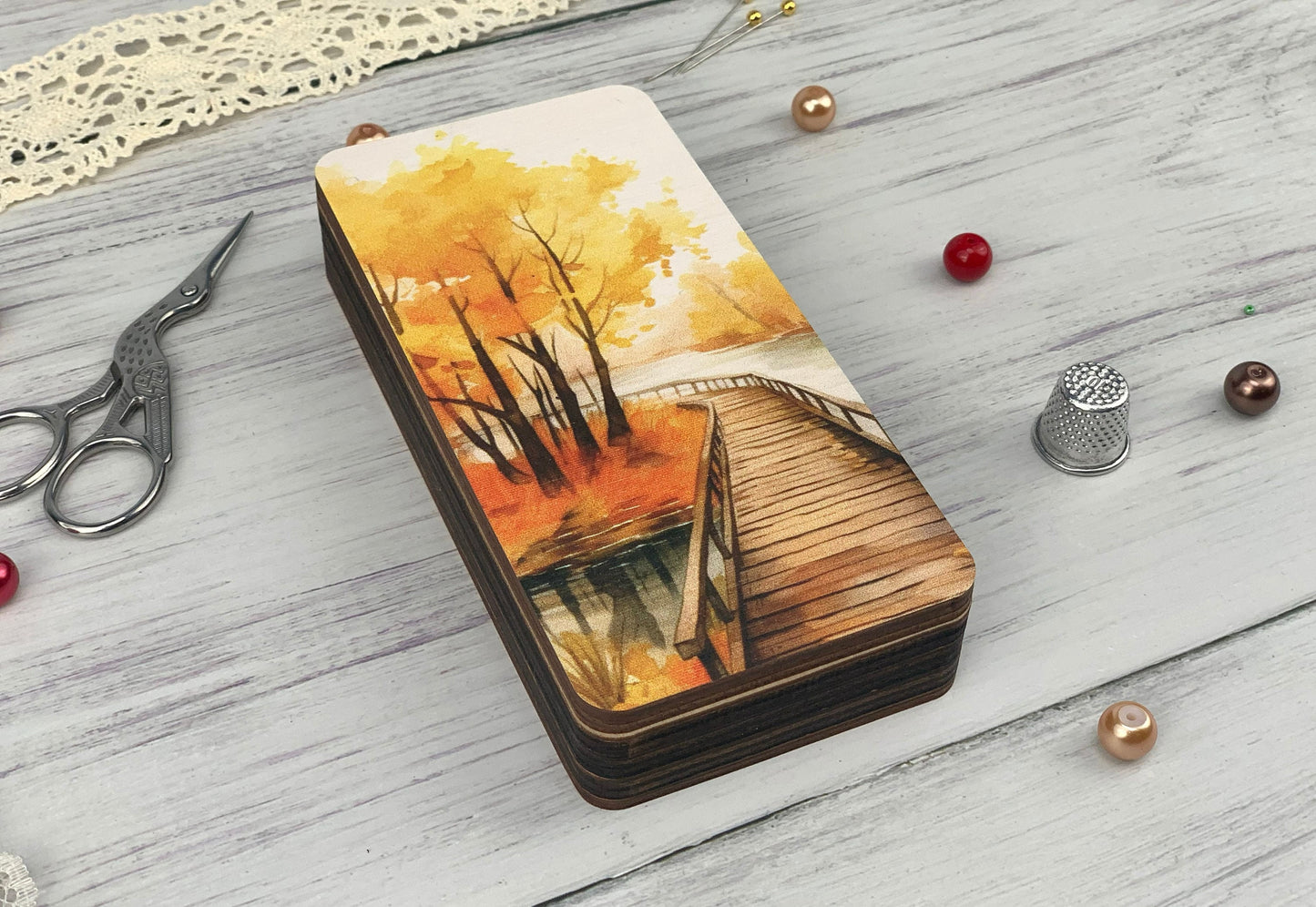 Wooden Needle Minder