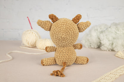 Plush Cow - Crochet Amigurumi DIY kit