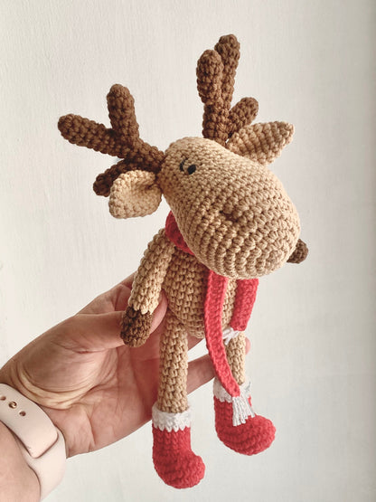 Christmas Reindeer - Crochet Amigurumi DIY kit