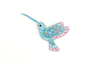 Hummingbird - Readymade Beaded Brooch