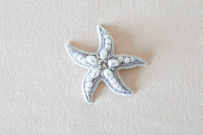 Starfish - Readymade Beaded Brooch